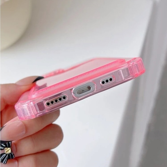⚠️Clearance iPhone 13/Pro/Pro Max Pink Transparent Phone Case - Picture 4 of 4